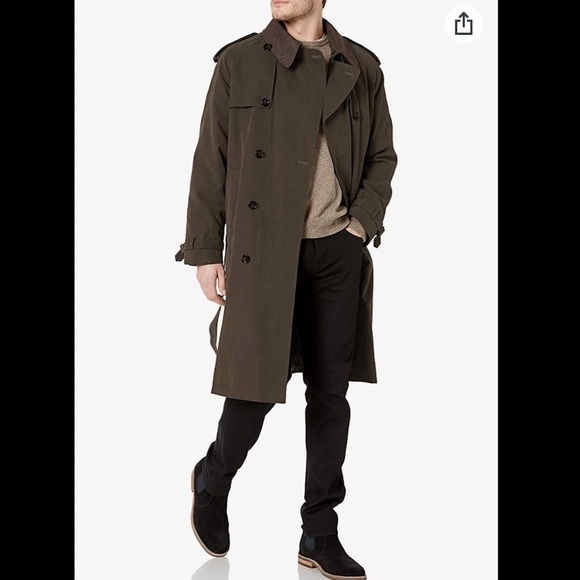London Fog Men's Iconic Trench Coat Size 40